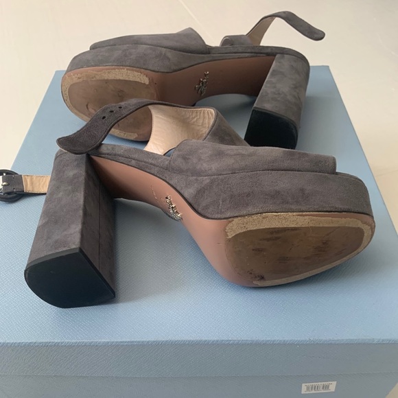 Prada Gray Sandals Size 39 (8.5 US) - Picture 4 of 4